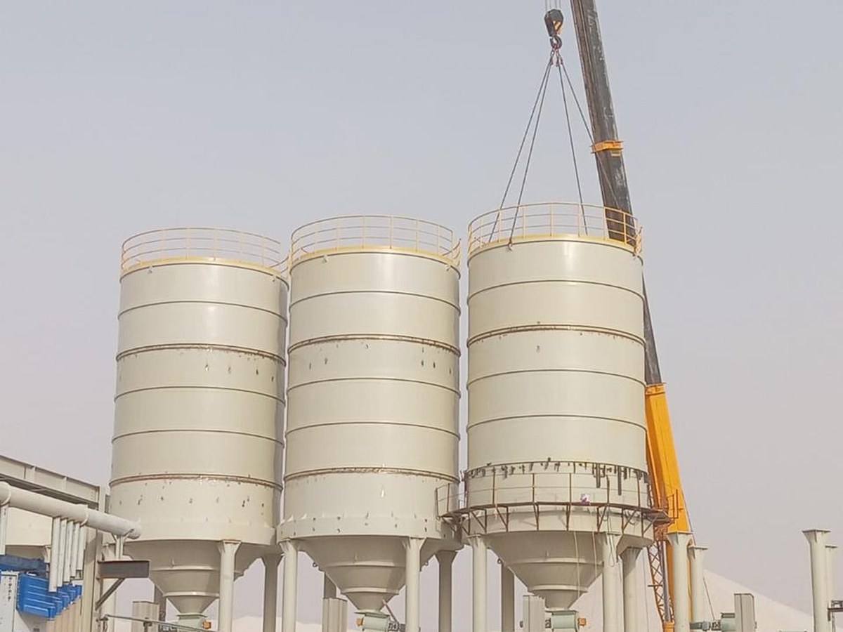 Fabricated silo
